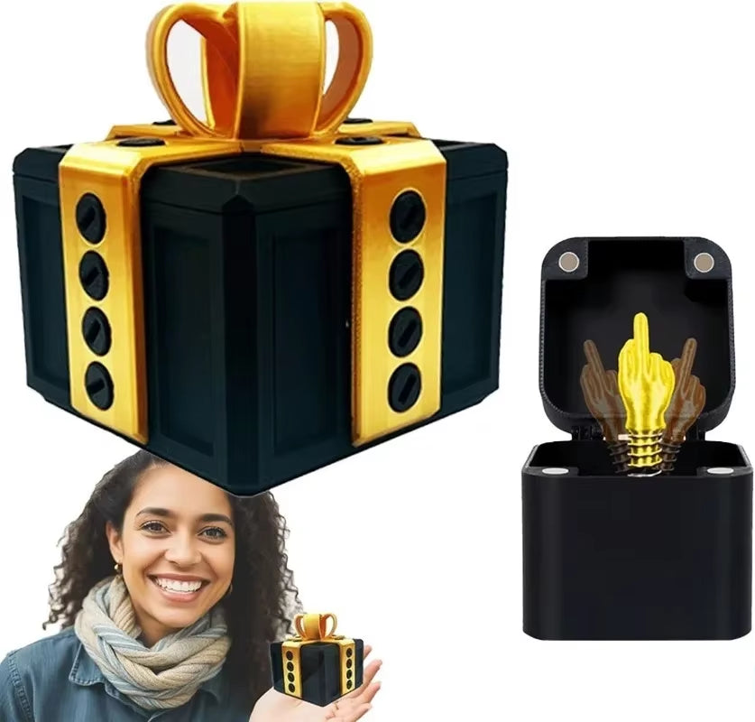 Annoying Prank Gift Box – Pop-Up Middle Finger Surprise