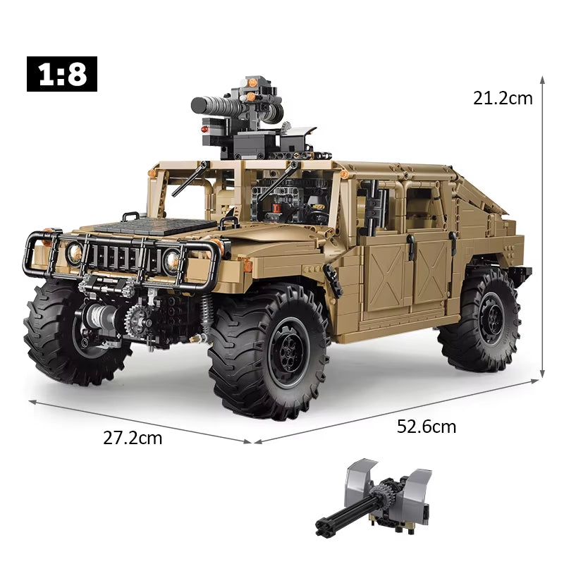 Armored SUV Off-Road RC Building Set