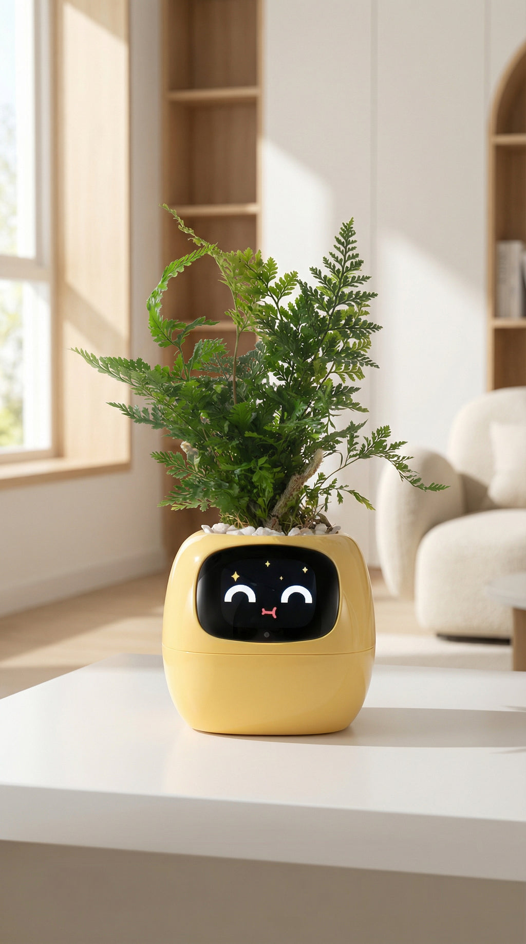 Smart Planter – AI Interactive Pot with 49+ Expressions & 7 Smart Sensors