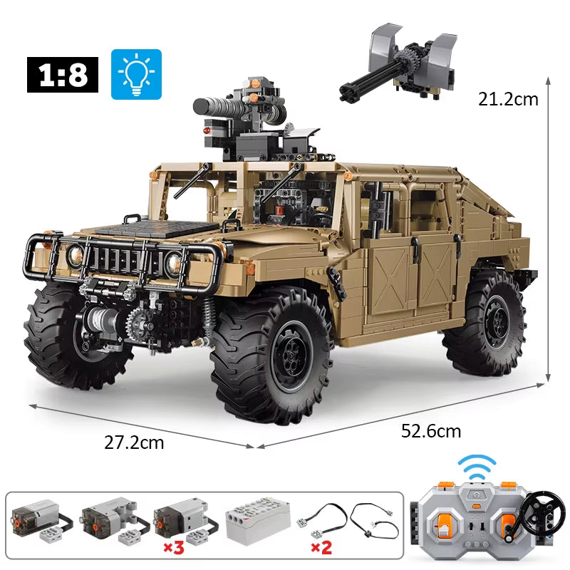Armored SUV Off-Road RC Building Set