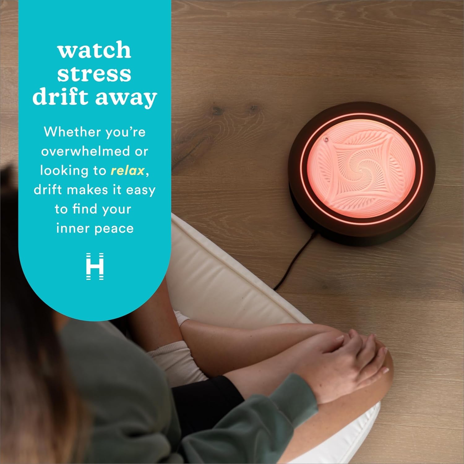 Transform Your Space with the 11” Wi-Fi Enabled Drift Sandscape - A Compact Zen Garden Featuring Smart LED Lighting for Meditation and Relaxation (Black)